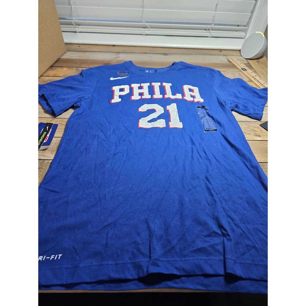NIke Philly 76ers Joel E Mens T Shirt Size Medium